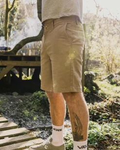 Shorts|Shorts|Passenger 365 Organic Cotton Short - Chinchilla Brown ChinchillaBrown