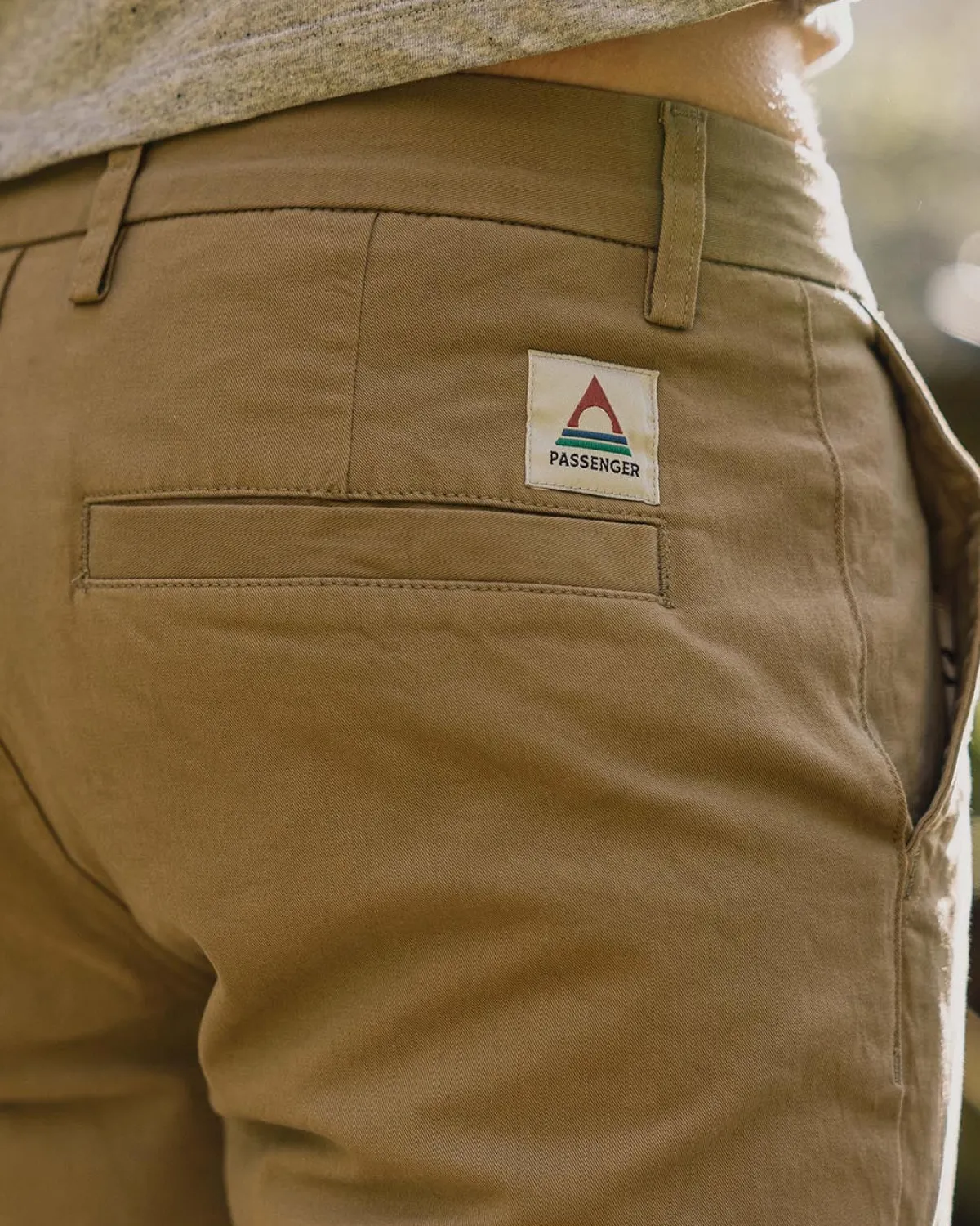 Shorts|Shorts|Passenger 365 Organic Cotton Short - Chinchilla Brown ChinchillaBrown