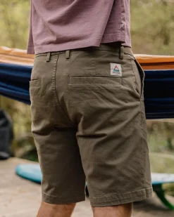Shorts|Shorts|Passenger 365 Organic Cotton Short - Dusty Olive DustyOlive