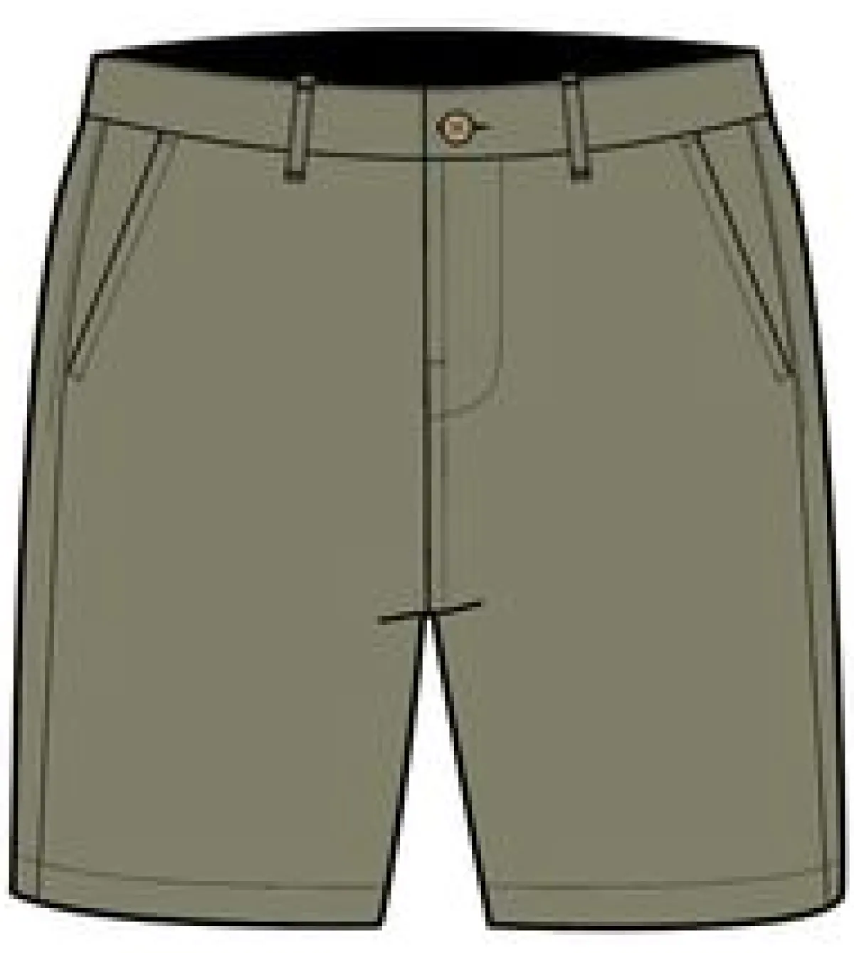 Shorts|Shorts|Passenger 365 Organic Cotton Short - Dusty Olive DustyOlive