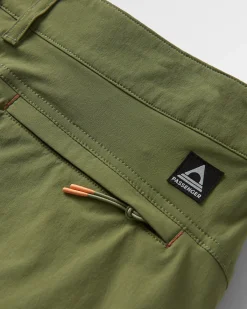 Shorts|Outdoor Active|Passenger 365 Trail Roll Up Short - Khaki Green KhakiGreen