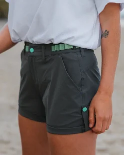 Shorts|Outdoor Active|Passenger 365 Trail Roll Up Shorts - Charcoal