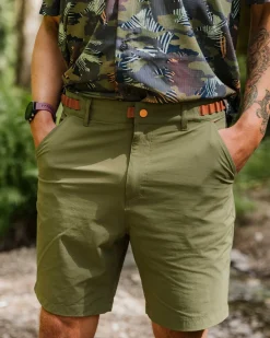 Shorts|Bottoms|Passenger 365 Trail Short - Khaki Green KhakiGreen