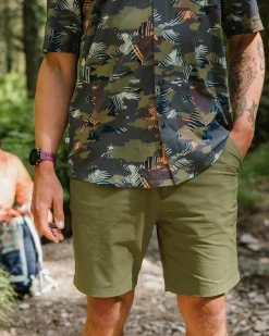 Shorts|Bottoms|Passenger 365 Trail Short - Khaki Green KhakiGreen