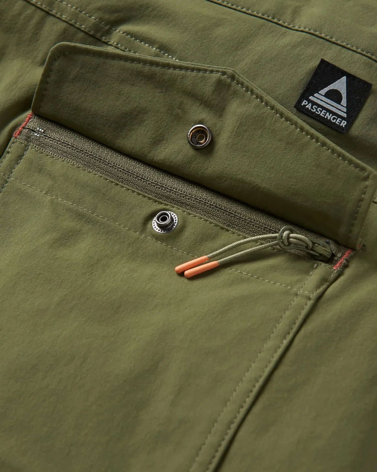 Shorts|Bottoms|Passenger 365 Trail Short - Khaki Green KhakiGreen