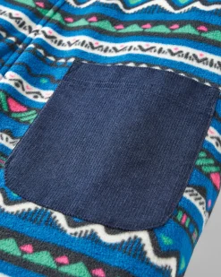 Overalls & Pants|Passenger Ace Recycled Polar Fleece Overalls - Mountain Geo Tidal Blue MountainGeoTidalBlue
