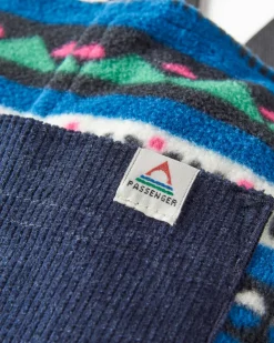 Overalls & Pants|Passenger Ace Recycled Polar Fleece Overalls - Mountain Geo Tidal Blue MountainGeoTidalBlue