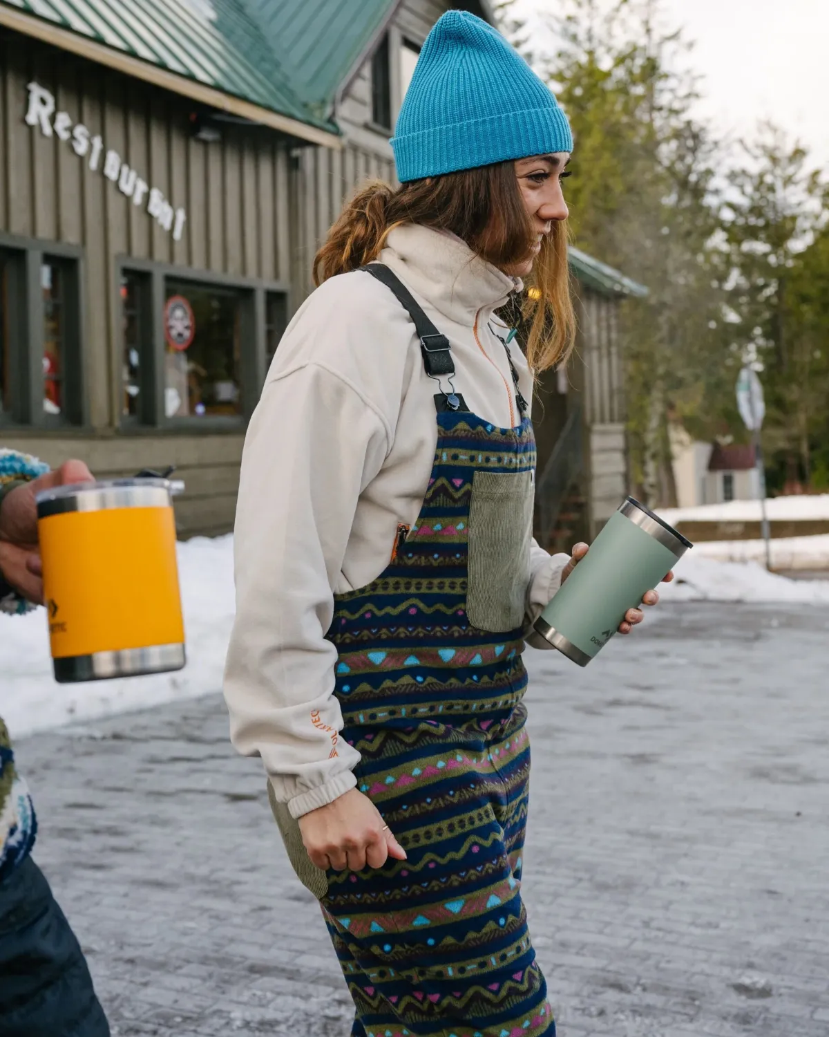 Overalls & Pants|Passenger Ace Recycled Polar Fleece Overalls - Mountain Geo Multi MountainGeoMulti