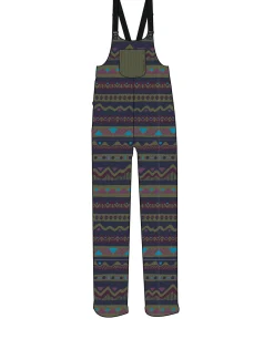 Overalls & Pants|Passenger Ace Recycled Polar Fleece Overalls - Mountain Geo Multi MountainGeoMulti