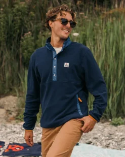 Fleece|Passenger Adrift Recycled Polar Fleece - Deep Navy DeepNavy