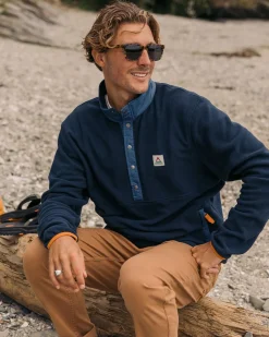 Fleece|Passenger Adrift Recycled Polar Fleece - Deep Navy DeepNavy