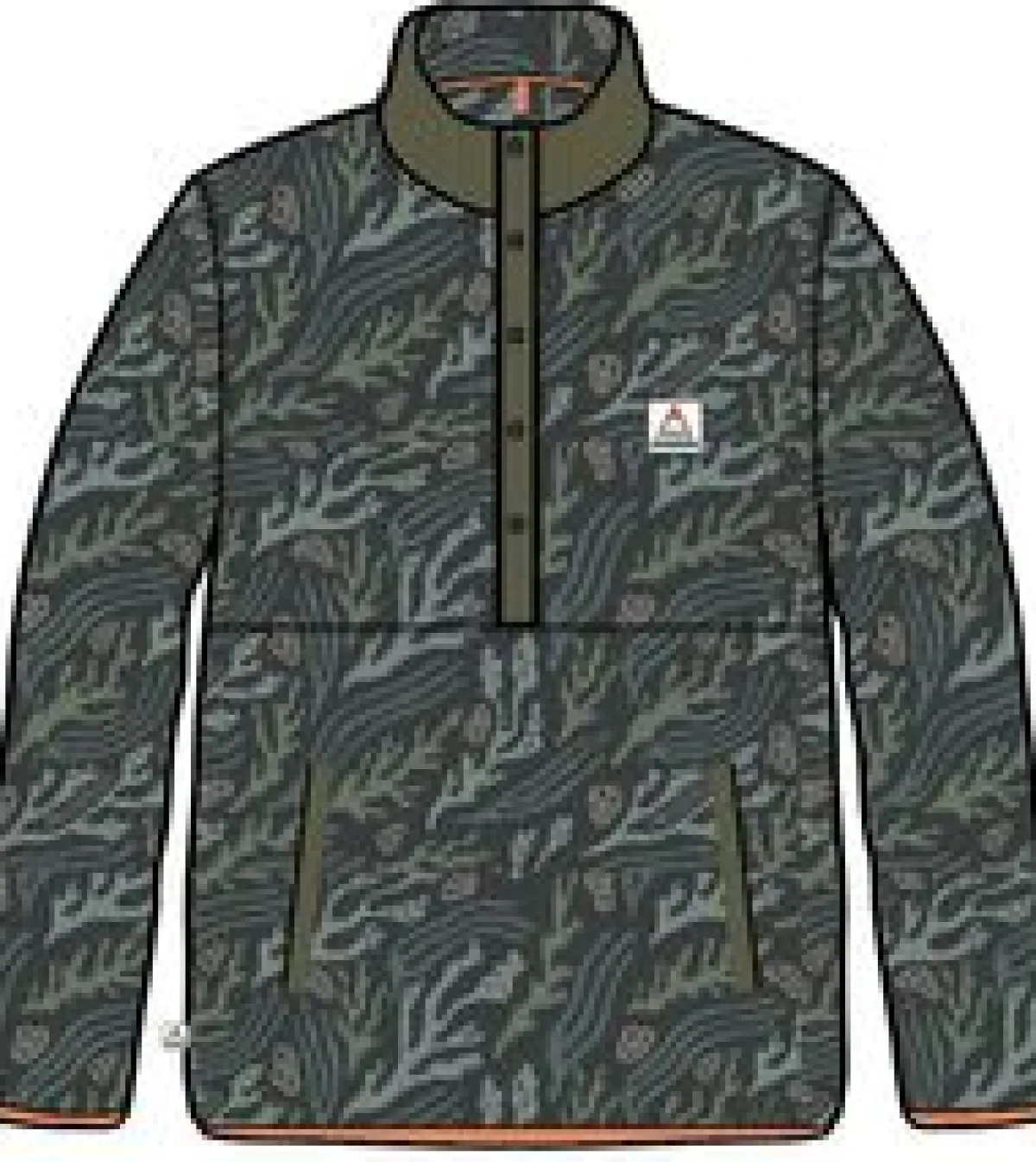 Fleece|Passenger Adrift Recycled Polar Fleece - Ocean Current Black OceanCurrentBlack