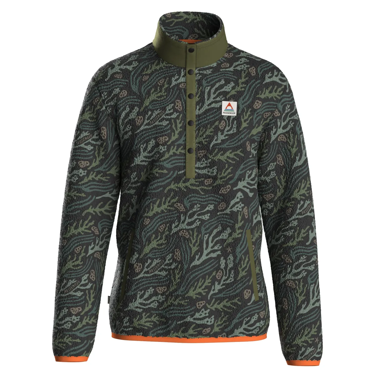 Fleece|Passenger Adrift Recycled Polar Fleece - Ocean Current Black OceanCurrentBlack