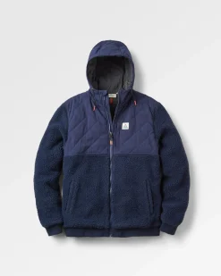 Fleece|Passenger Adventure 2.0 Recycled Deep-Pile Sherpa Fleece - Rich Navy RichNavy