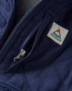 Fleece|Passenger Adventure 2.0 Recycled Deep-Pile Sherpa Fleece - Rich Navy RichNavy