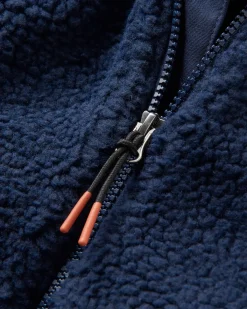 Fleece|Passenger Adventure 2.0 Recycled Deep-Pile Sherpa Fleece - Rich Navy RichNavy