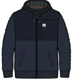 Fleece|Passenger Adventure 2.0 Recycled Deep-Pile Sherpa Fleece - Rich Navy RichNavy