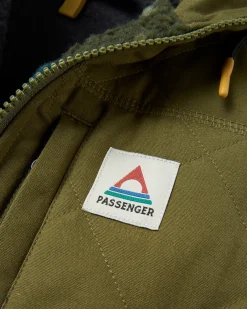Fleece|Passenger Adventure 2.0 Recycled Deep-Pile Sherpa Fleece - Alpine Camo Khaki Green AlpineCamoKhakiGreen