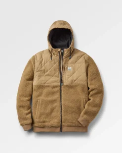 Fleece|Passenger Adventure 2.0 Recycled Deep-Pile Sherpa Fleece - Biscuit