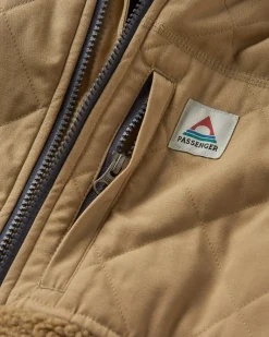 Fleece|Passenger Adventure 2.0 Recycled Deep-Pile Sherpa Fleece - Biscuit