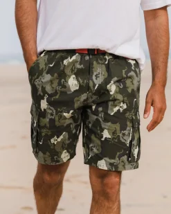 Shorts|Shorts|Passenger Adventurer Cargo Short - Sycamore Khaki Green Camo SycamoreKhakiGreenCamo