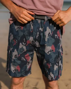 Shorts|Shorts|Passenger Adventurer Cargo Shorts - Sycamore Camo SycamoreCamo