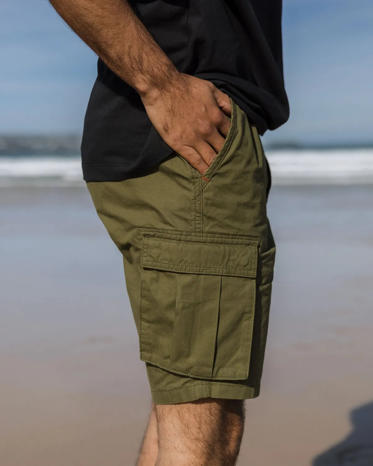 Shorts|Shorts|Passenger Adventurer Cargo Shorts - Khaki Green KhakiGreen