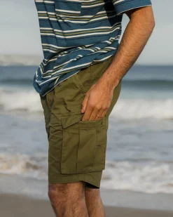Shorts|Shorts|Passenger Adventurer Cargo Shorts - Khaki Green KhakiGreen