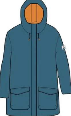 Jackets|Parkas & Coats|Passenger Alaska Recycled Insulated Parka - Blue Steel BlueSteel