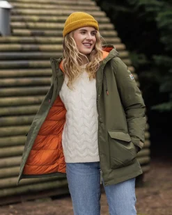 Jackets|Parkas & Coats|Passenger Alaska Recycled Insulated Parka - Khaki Green KhakiGreen