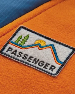 Fleece|Fleece|Passenger Alexander Recycled Polar Hooded Fleece - Sunrise Orange SunriseOrange