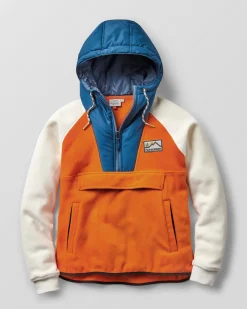 Fleece|Fleece|Passenger Alexander Recycled Polar Hooded Fleece - Sunrise Orange SunriseOrange