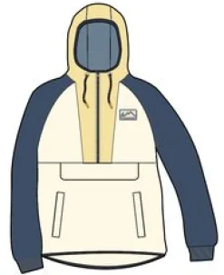 Fleece|Fleece|Passenger Alexander Recycled Polar Hooded Fleece - Egret
