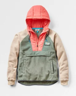 Fleece|Fleece|Passenger Alexander Recycled Polar Hooded Fleece - Pistachio