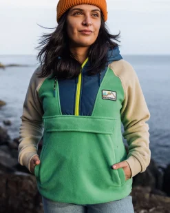 Fleece|Fleece|Passenger Alexander Recycled Polar Hooded Fleece - Green Spruce GreenSpruce