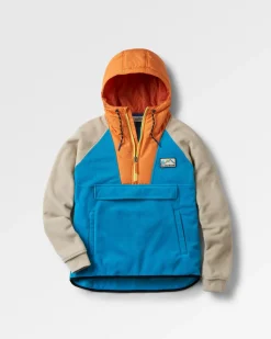 Fleece|Fleece|Passenger Alexander Recycled Polar Hooded Fleece - Blue Pool BluePool
