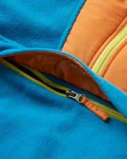 Fleece|Fleece|Passenger Alexander Recycled Polar Hooded Fleece - Blue Pool BluePool