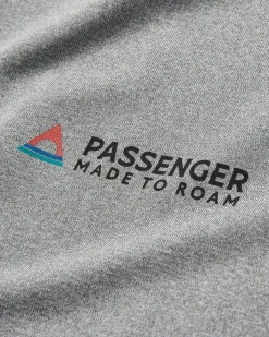 T-Shirts & Tank Tops|Passenger All Day Active Recycled T-Shirt - Gray Marl GrayMarl