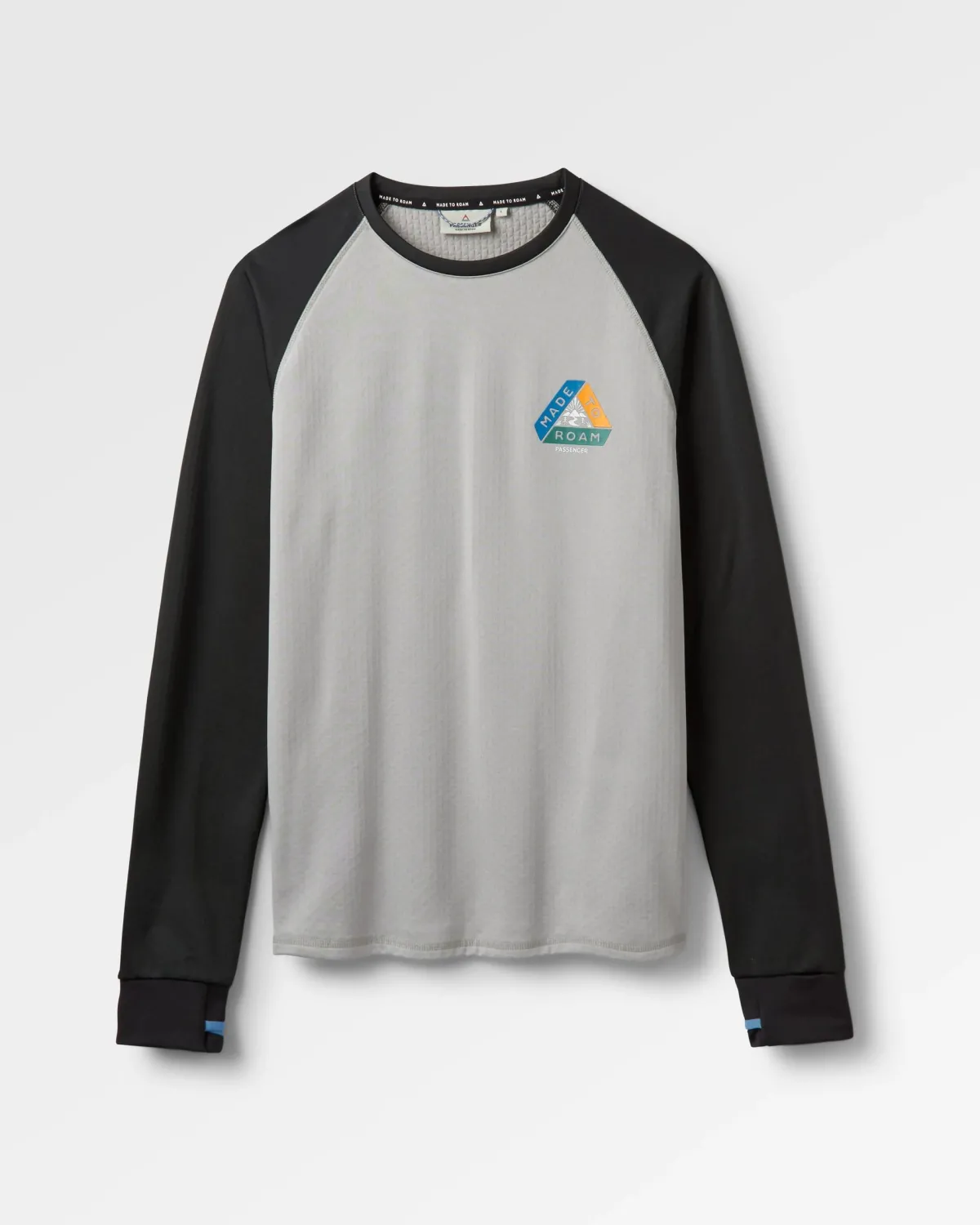 T-Shirts & Tank Tops|Tops|Passenger Alpine Recycled Base Layer Long Sleeve T-Shirt - Black/Grey Black/Grey