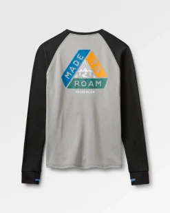 T-Shirts & Tank Tops|Tops|Passenger Alpine Recycled Base Layer Long Sleeve T-Shirt - Black/Grey Black/Grey