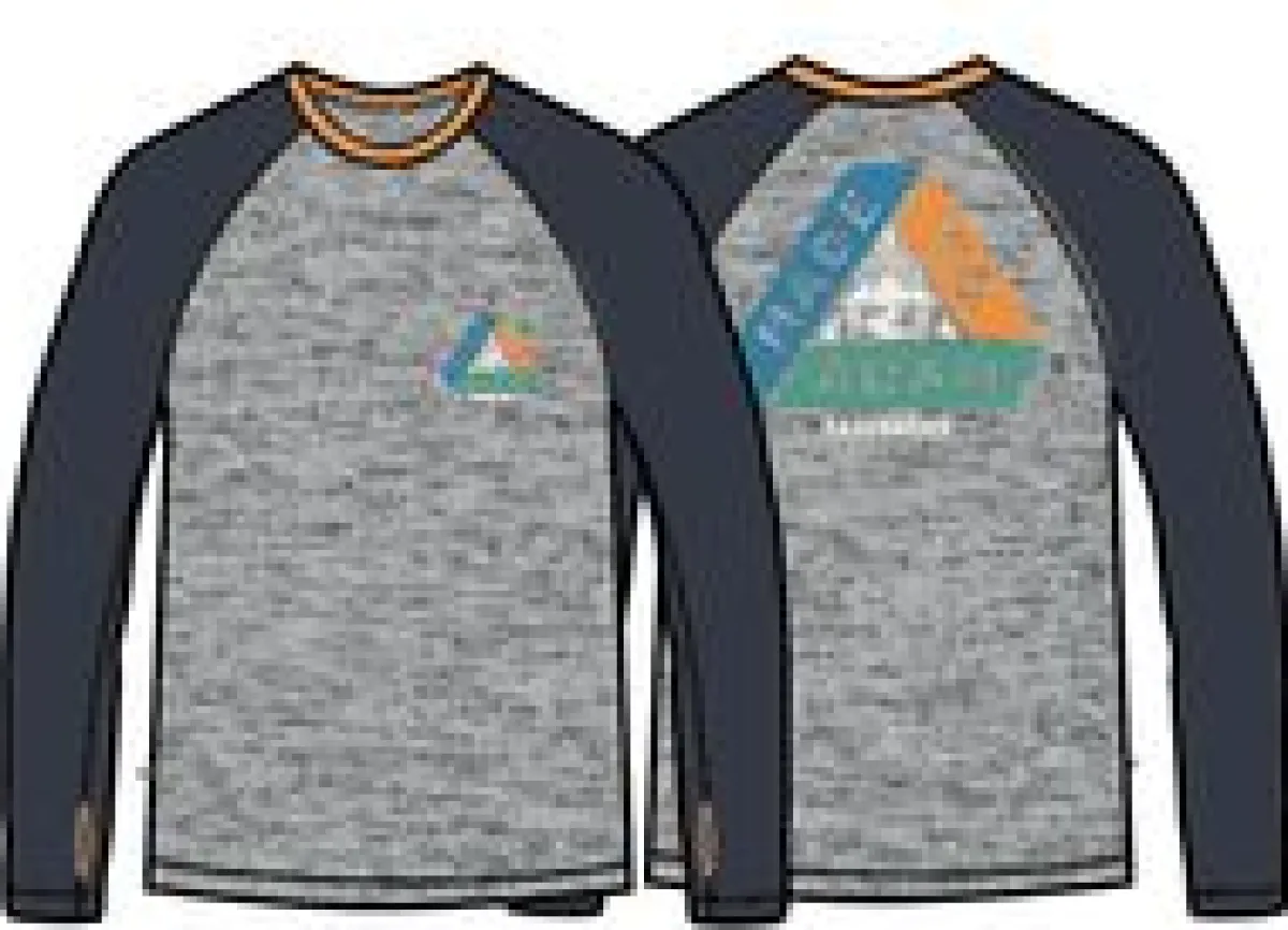 T-Shirts & Tank Tops|Tops|Passenger Alpine Recycled Base Layer Long Sleeve T-Shirt - Black/Grey Black/Grey