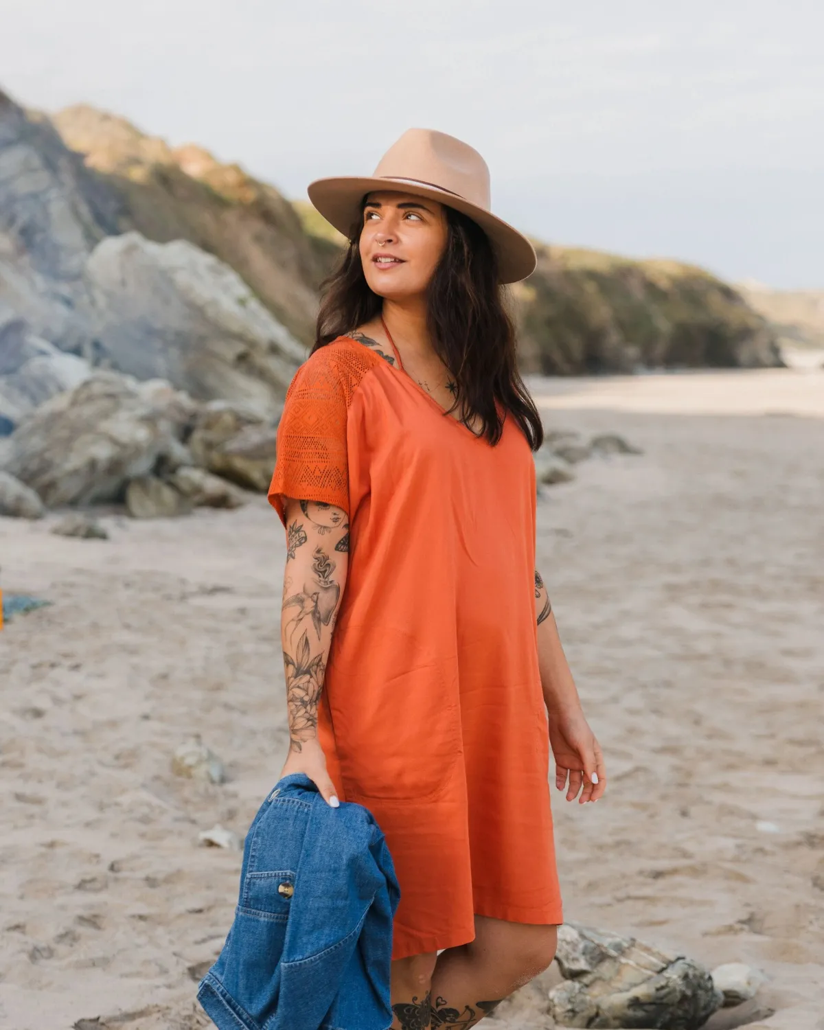 Dresses|Dresses & Skirts|Passenger Ambrose Oversized Dress - Burnt Orange BurntOrange