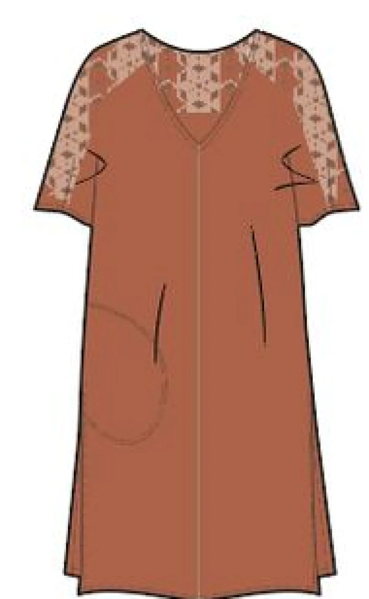 Dresses|Dresses & Skirts|Passenger Ambrose Oversized Dress - Burnt Orange BurntOrange