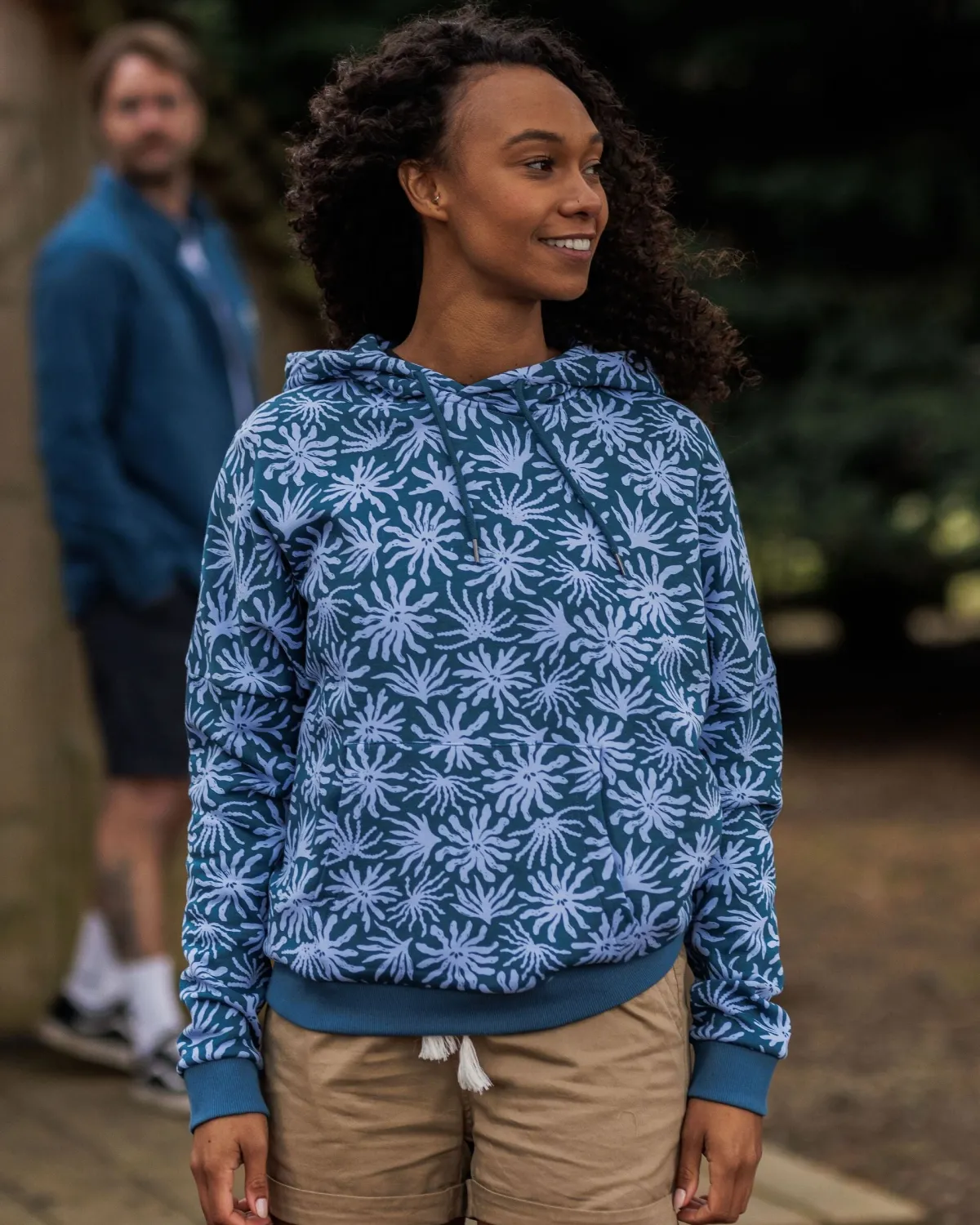 Hoodies|Hoodies & Sweatshirts|Passenger Arame Organic Cotton Hoodie - Seaweed Blue Steel SeaweedBlueSteel