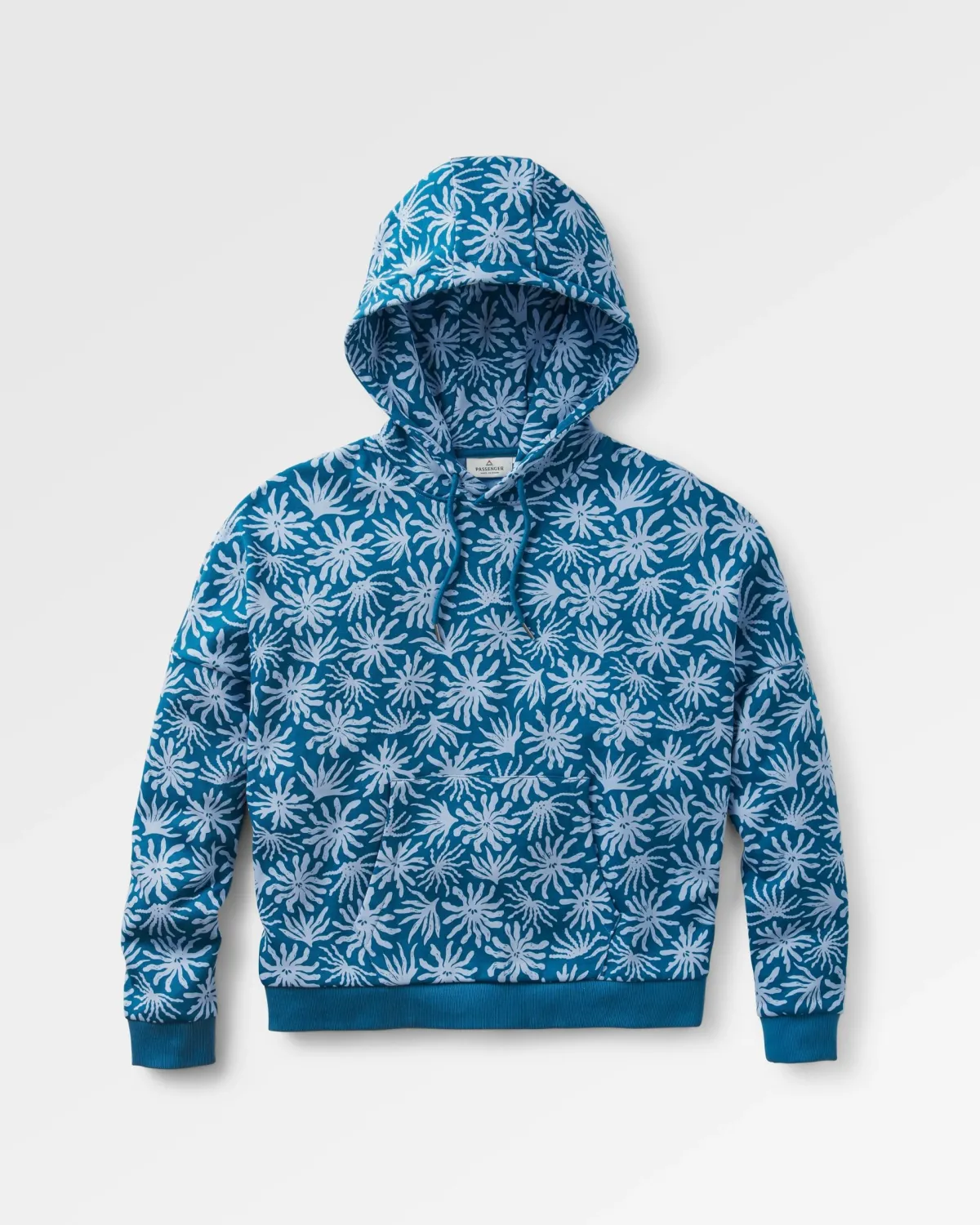 Hoodies|Hoodies & Sweatshirts|Passenger Arame Organic Cotton Hoodie - Seaweed Blue Steel SeaweedBlueSteel