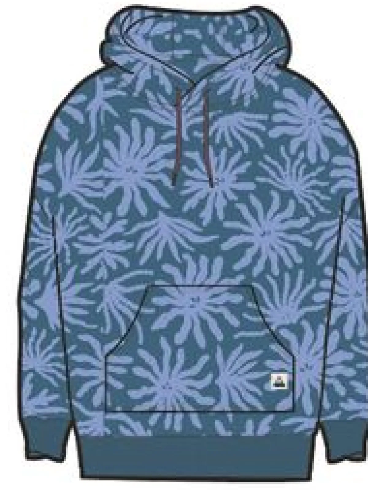 Hoodies|Hoodies & Sweatshirts|Passenger Arame Organic Cotton Hoodie - Seaweed Blue Steel SeaweedBlueSteel