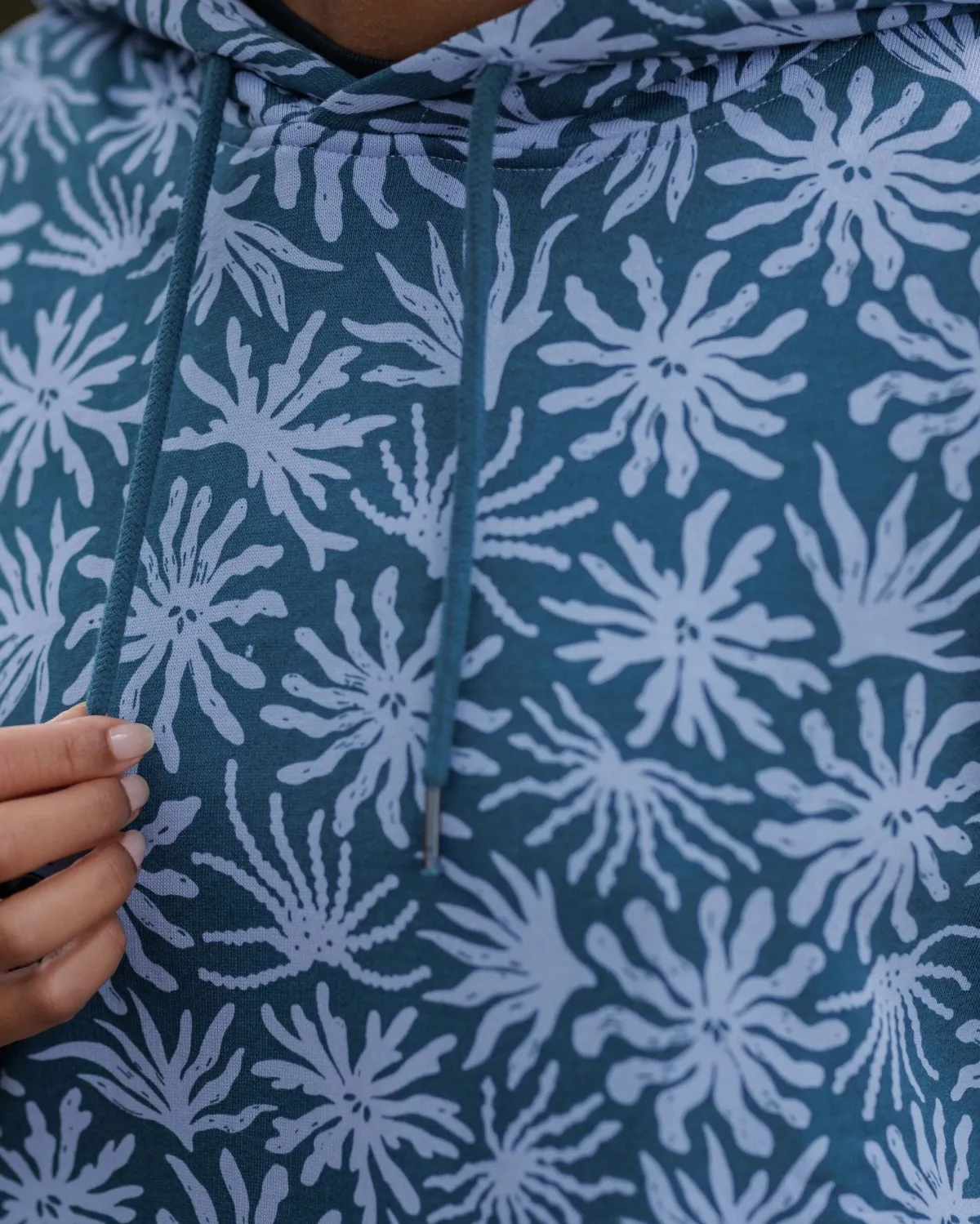 Hoodies|Hoodies & Sweatshirts|Passenger Arame Organic Cotton Hoodie - Seaweed Blue Steel SeaweedBlueSteel