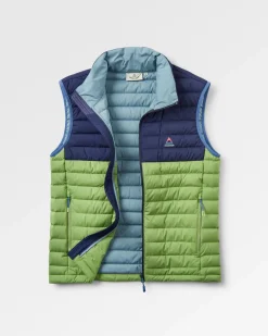 Insulated|Passenger Ashland Down Recycled Vest - Rich Navy/Pear Green RichNavy/PearGreen