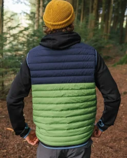 Insulated|Passenger Ashland Down Recycled Vest - Rich Navy/Pear Green RichNavy/PearGreen