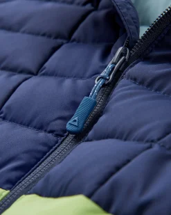Insulated|Passenger Ashland Down Recycled Vest - Rich Navy/Pear Green RichNavy/PearGreen